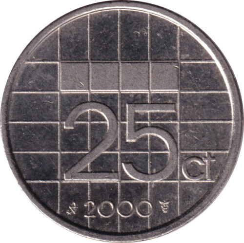 25 cents - Pays-Bas