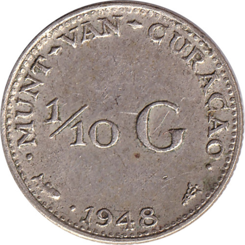 1/10 gulden - Pays-Bas