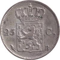 25 cents - Pays-Bas