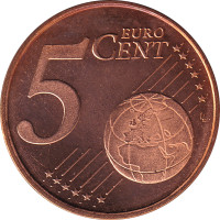 5 eurocents - Pays-Bas