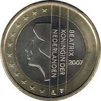 1 euro - Pays-Bas