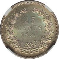 25 cents - Pays-Bas