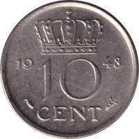 10 cents - Pays-Bas