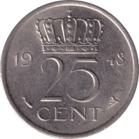 25 cents - Netherlands