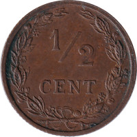 1/2 cent - Pays-Bas