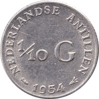 1/10 gulden - Netherlands