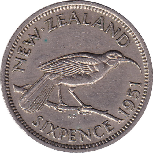 6 pence - Nouvelle Zélande