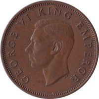 1/2 penny - New Zealand