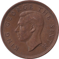 1/2 penny - New Zealand