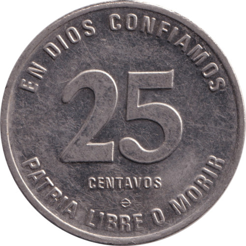 25 centavos - Nicaragua