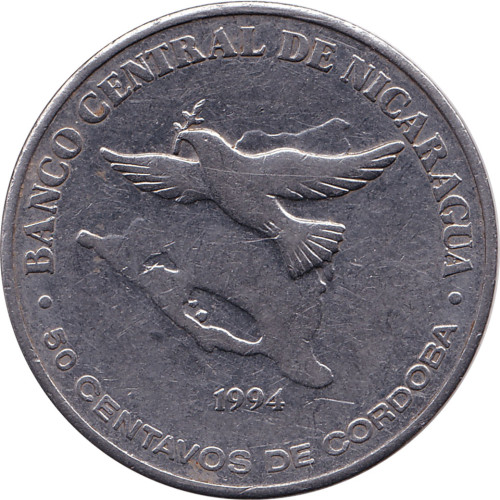 50 centavos - Nicaragua