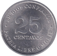 25 centavos - Nicaragua