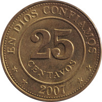 25 centavos - Nicaragua