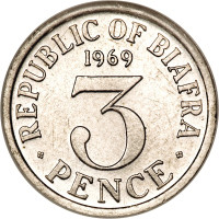 3 pence - Nigeria