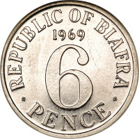 6 pence - Nigéria