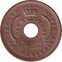 1/2 penny - Nigeria