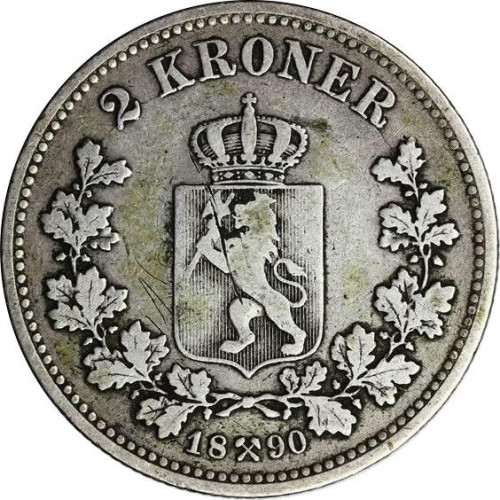 2 kroner - Norvège