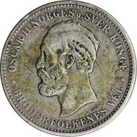 2 kroner - Norvège