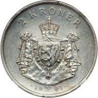 2 kroner - Norvège