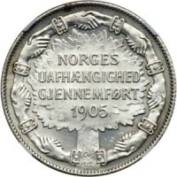 2 kroner - Norvège