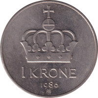 1 krone - Norvège