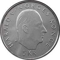 5 kroner - Norvège