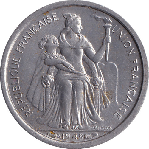 50 centimes - Franc pacifique