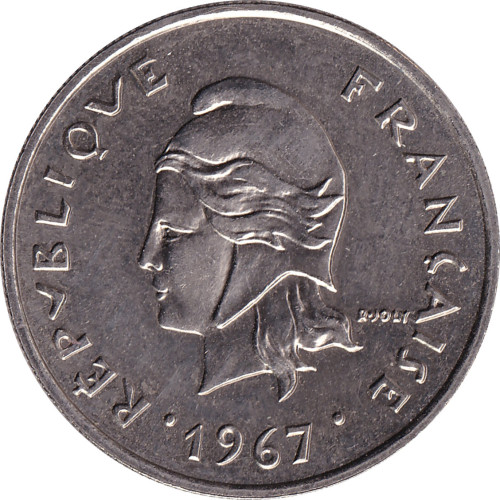 10 francs - Pacific Franc