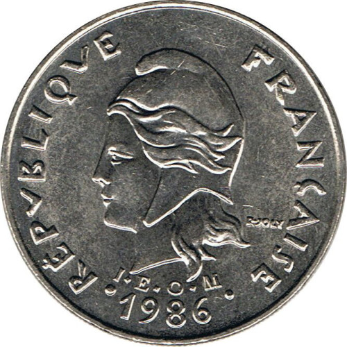 20 francs - Pacific Franc