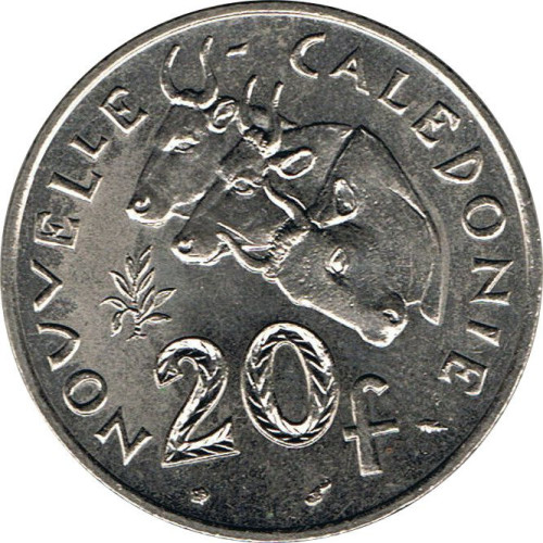 20 francs - Franc pacifique