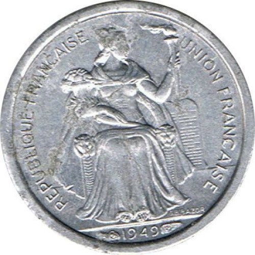 50 centimes - Pacific Franc