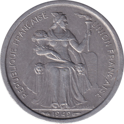 1 franc - Franc pacifique