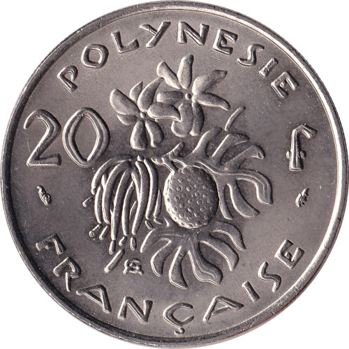 20 francs - Franc pacifique