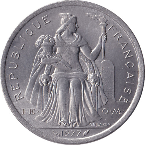 2 francs - Pacific Franc