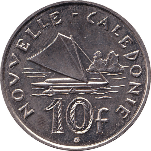 10 francs - Franc pacifique