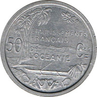 50 centimes - Franc pacifique