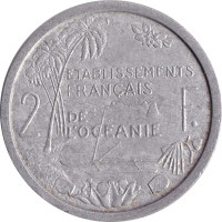 2 francs - Pacific Franc