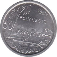 50 centimes - Pacific Franc