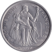 2 francs - Pacific Franc