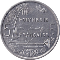 5 francs - Pacific Franc