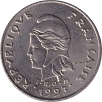 10 francs - Pacific Franc