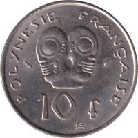 10 francs - Pacific Franc