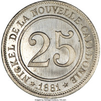 25 centimes - Pacific Franc