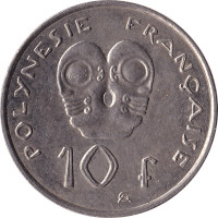 10 francs - Pacific Franc