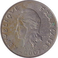 20 francs - Pacific Franc