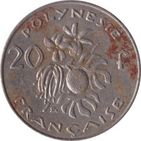 20 francs - Franc pacifique