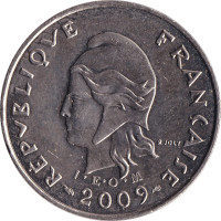 10 francs - Franc pacifique