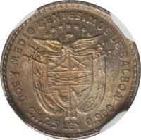 2 1/2 centesimos - Panama