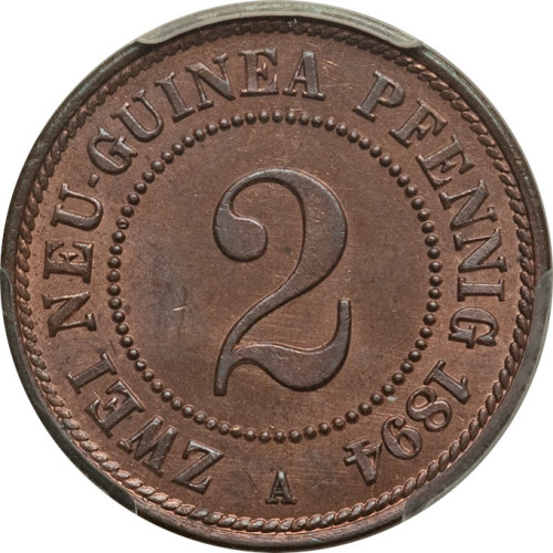 2 pfennig - Papua New Guinea