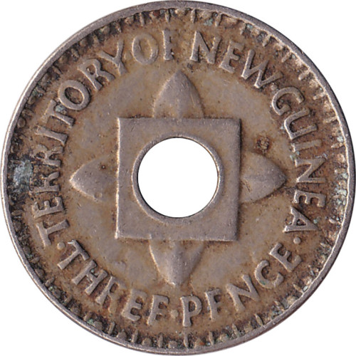 3 pence - Papua New Guinea